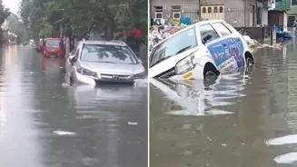 Kolkata Floods Kill Two, Disrupt Traffic
