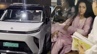Hema Malini Buys New MG M9 Car