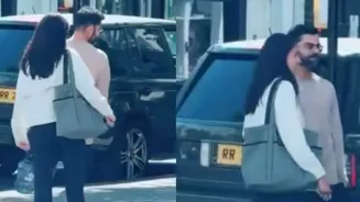 Anushka and Virat Spotted Strolling in London