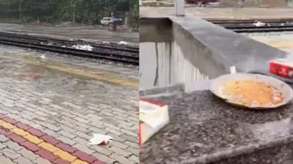 Mizoram Station Messy After Inauguration