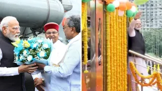 Modi Launches Vande Bharat Trains, Metro Line