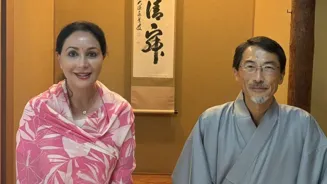 Japan Envoy Serves Matcha to Indian Official