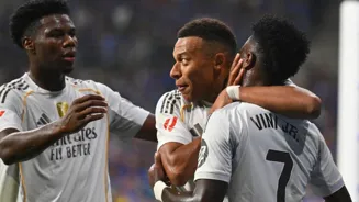 Mbappe brace helps Real Madrid cruise past Oviedo