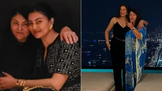Sushmita Sen Celebrates Mom's Birthday