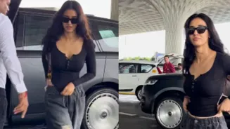 Disha Patani Nails Airport Street Style
