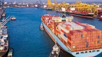 India's Exports Rise, Imports Up in July