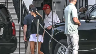 Trump Golfs Amid Social Media Death Rumors