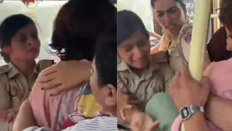 Delhi Cop Assaults Activist at Dog Protest