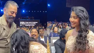 Sai Pallavi Respects Kamal Haasan At SIIMA 2025