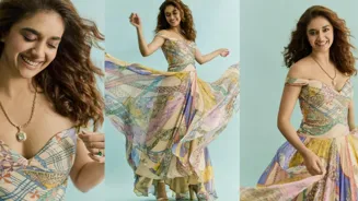 Keerthy Suresh Wows in Patchwork Gown