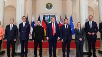 Praise, security talks:Trump-Zelensky hold meeting