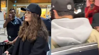 Abhishek Waits For Aishwarya; Video Goes Viral