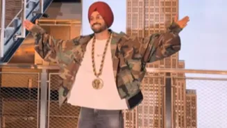Diljit Dosanjh Films Music Video At Empire State