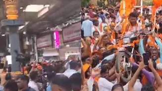 Maratha Protest Disrupts Mumbai Train Services