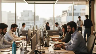 India Office Leasing Surges 40% in H1 2025