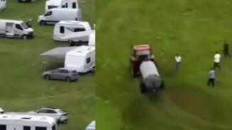 French Farmers Use Manure To Deter People