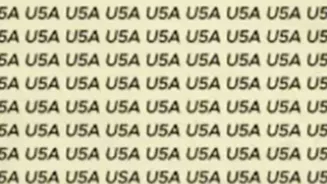 Find USA Hidden Among U5As: A Quick Visual Test