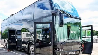Students Live in Bus to Avoid High Rent