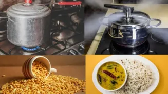 Dal Exploding? Oil Stops Pressure Cooker Mess