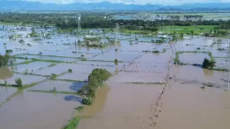 Manipur floods submerge houses, thousands stranded