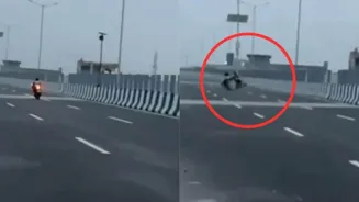 Biker Stunt Crash Kills Two On Expressway