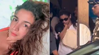 Alia Bhatt Protects Raha From Paps After Trip