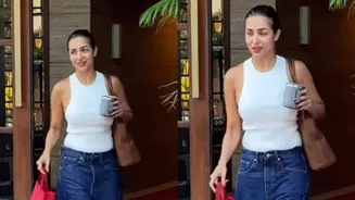 Malaika Arora Slays in Casual Outfit in Bandra