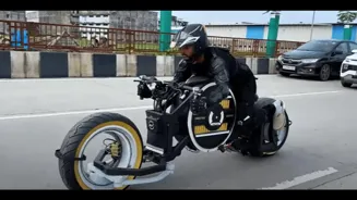 Indian Hubless Electric Bike Shocks Internet