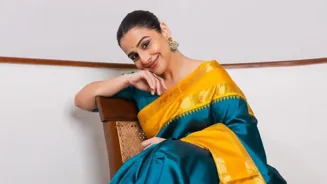 Vidya Balan Rocks Another Saree for Navratri