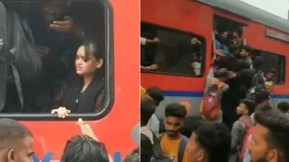 Girl Struggles To Breathe On Crowded Train