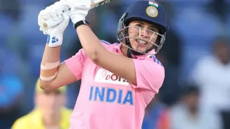 Smriti hammers fastest fifty for India in WODIs