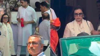 Rani, Ayan Mukerji Seek Blessings for War 2