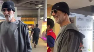 Akshay Kumar Spotted in Casual Airport Look