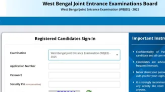 WBJEE 2025 Counselling Registration Open