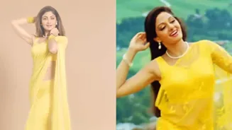 Shilpa Shetty Honors Sridevi with 'Chandni' Look