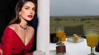 Priyanka Chopra Enjoys Rajamouli Set View