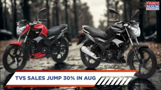 TVS Two Wheeler Sales Jump 30% in August 2025
