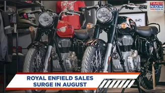 Royal Enfield Sales Surge 55% in August 2025