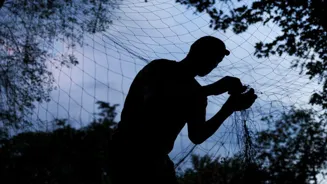 Ukraine Uses Nets to Stop Russian Drones