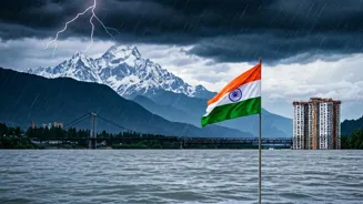 Heavy Rains Trigger Red Alert in North India