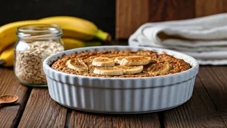 Try Banana Baked Oatmeal For A Healthy Start
