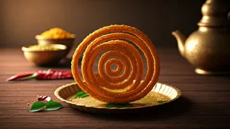 Murukku: A Delicious Indian Snack is Crunchy!