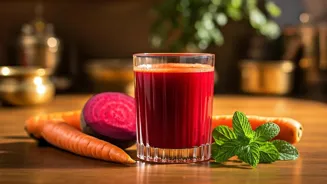 Beetroot-Carrot Juice Gives You Glowing Skin.