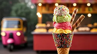 Ice Cream Becomes Internet Sensation