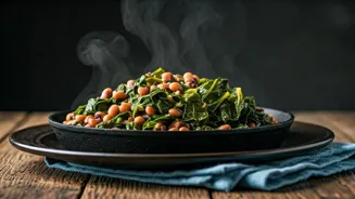 Smoky Black-Eyed Peas & Collards Taste Great