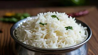 Make Quick Indian Rice, Salad and Paratha