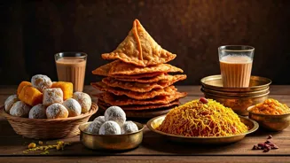 Enjoy 15 Indian Street Foods with Your Tea!