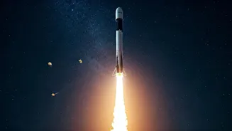 SpaceX Launches Many Starlink Satellites