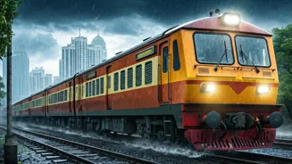 Mumbai Schools and Trains Affected by Monsoon