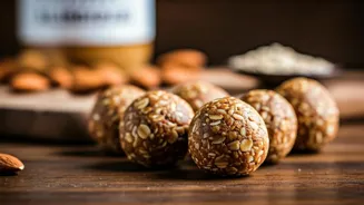 Fuel Your Day: Easy Almond Butter Protein Balls!